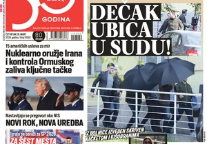 Blic naslovna strana za 26.3.