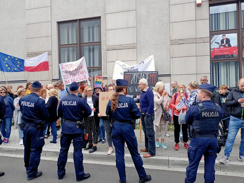 Protest przeciwko polityce PiS i Jarosława Kaczyńskiego