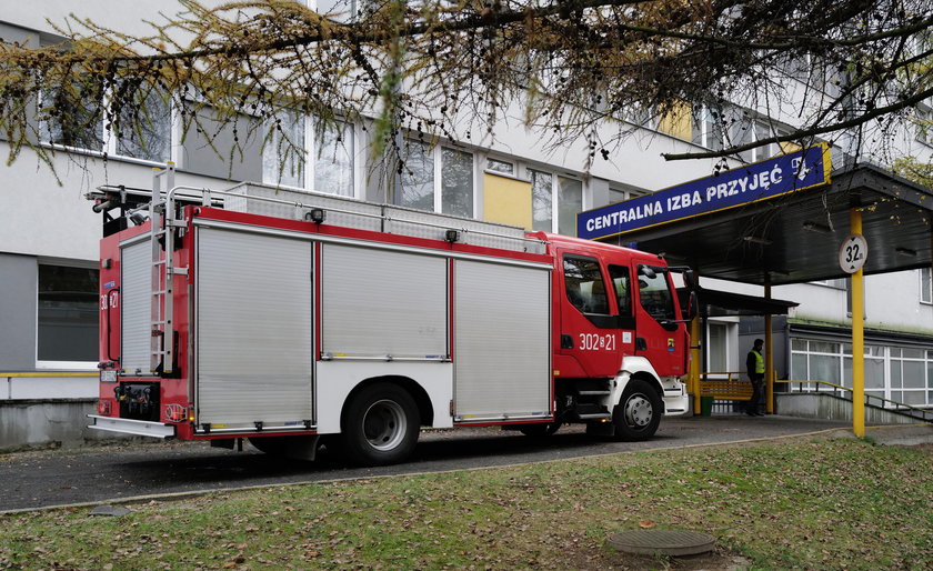 Pożar w katowickim szpitalu. Jedna sala całkowicie spłonęła. Są poszkodowani