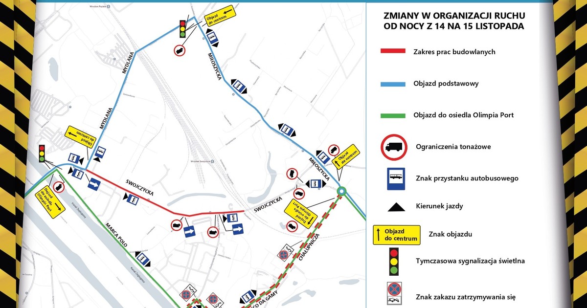 Rusza budowa TAT na Swojczyce! Zmiany dla kierowców!