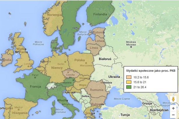 Nie wojsko i nauka, ale socjal. Zobacz, na co państwa UE wydają najwięcej [MAPA]