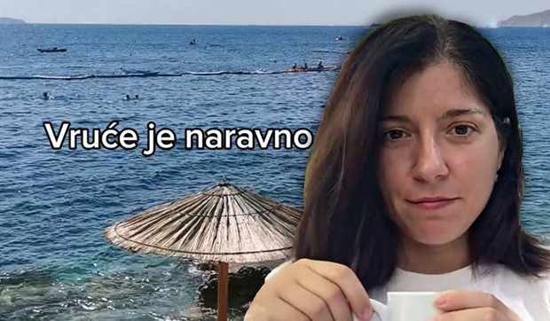Srpkinja u Hrvatskoj na sezoni