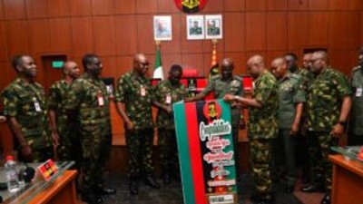 Army Headquarters celebrates the Chief of Army Staff (COAS), Lt.-Gen. Taoreed Legbaja on his Decoration with the New Rank.