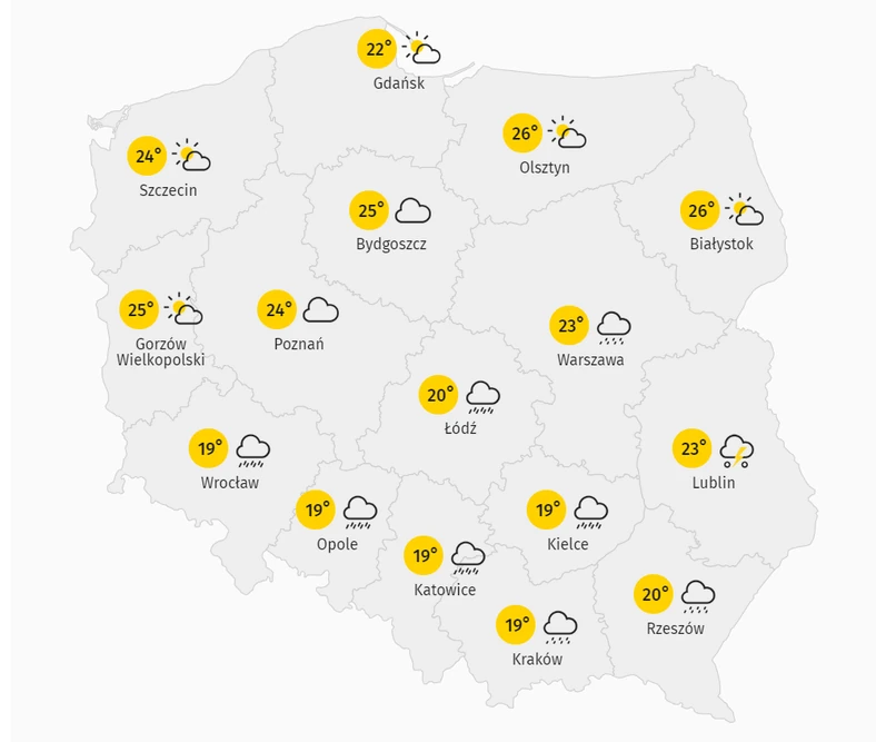 Pogoda Prognoza Pogody Sroda 24 Czerwca 2020 Wiadomosci