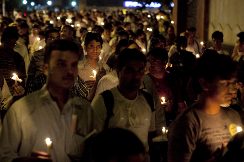 Hindusi protestują na ulicach w New Delhi