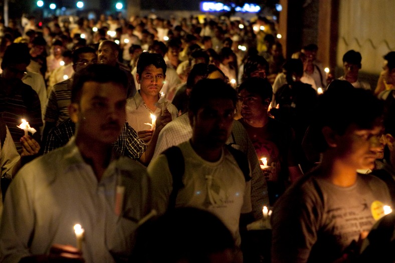 Hindusi protestują na ulicach w New Delhi