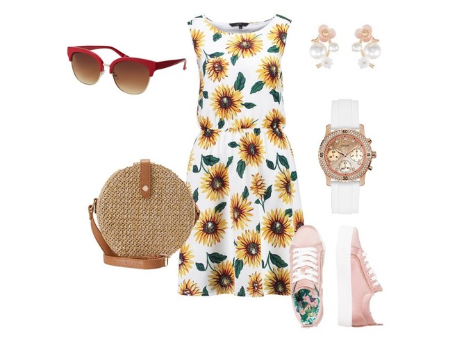 STYLIZACJE z ubraniami w kwiaty