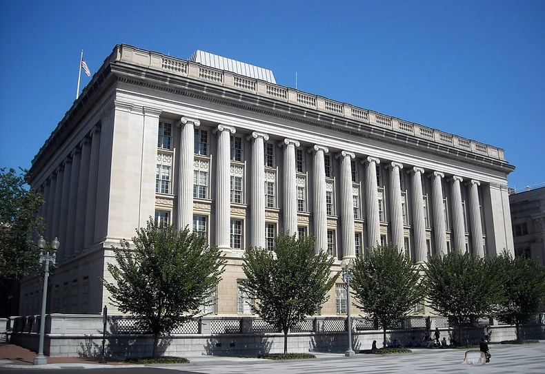 Sedište Službe za kontrolu imovine u inostranstvu (OFAC) u Vašingtonu