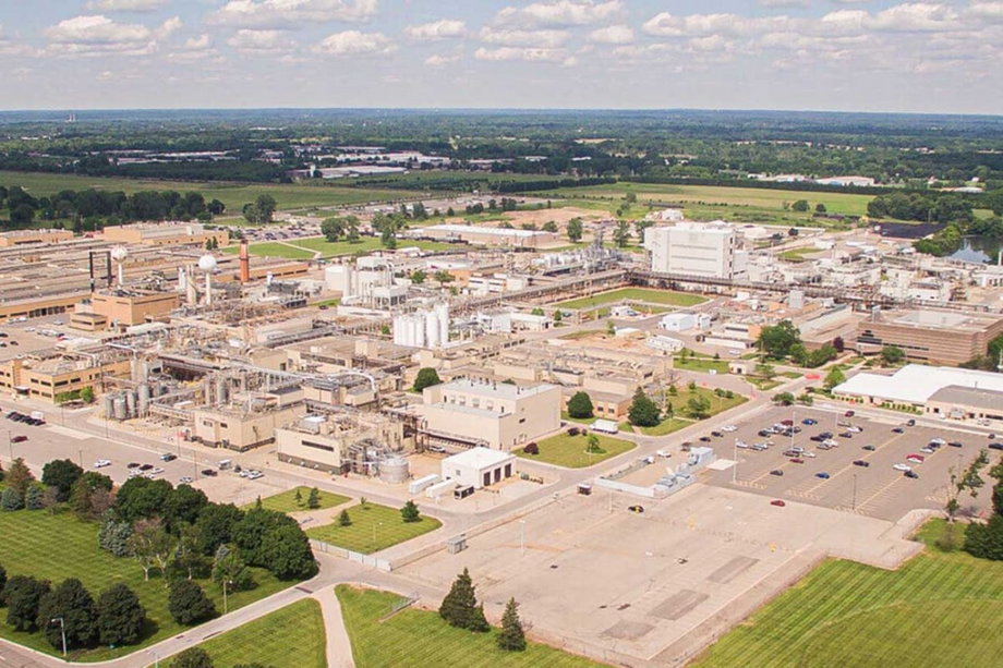 Fabryka Pfizera w Kalamazoo, w stanie Michigan. USA.