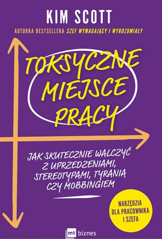 Kim Scott, „Toksyczne miejsce pracy. Jak skutecznie walczyć z uprzedzeniami, stereotypami, tyranią czy mobbingiem”, przeł. Marcin Kowalczyk, MT Biznes, Warszawa 2023