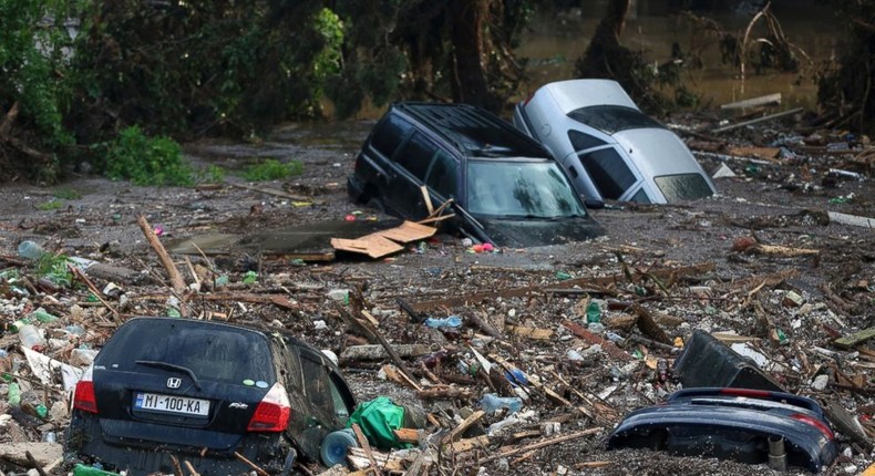 Aftermath of the Tbilisi flood.