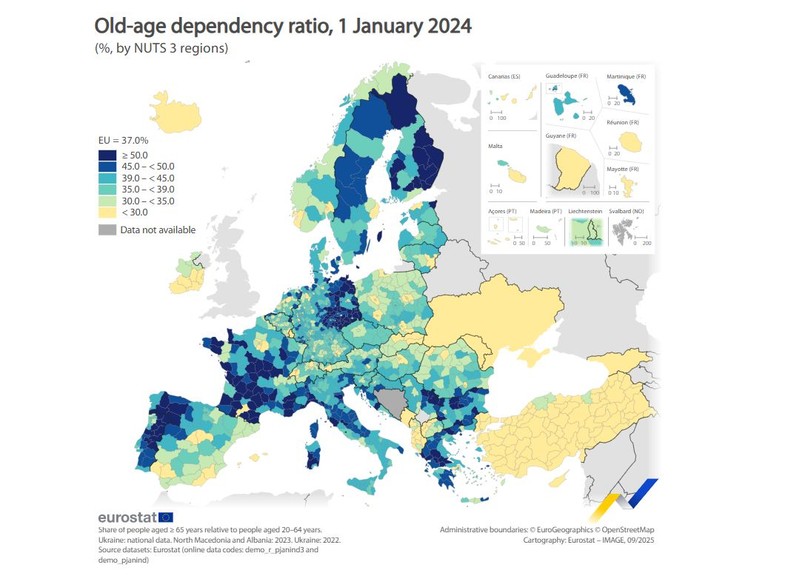 wsp obciążenia demograficznego - regiony