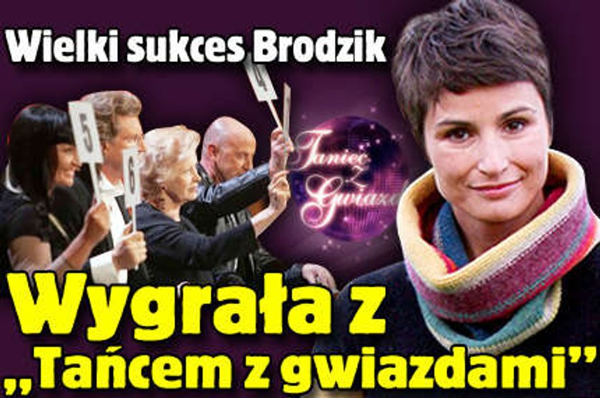 Brodzik wygrała z "Tańcem z gwiazdami"