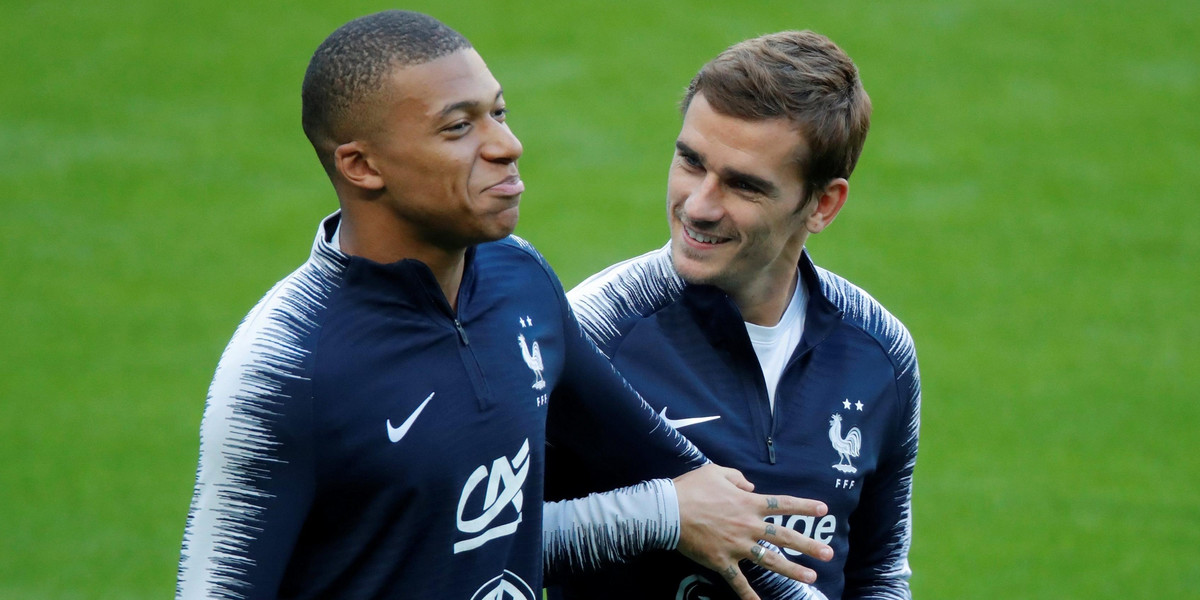 Kylian Mbappé i Antoine Griezmann