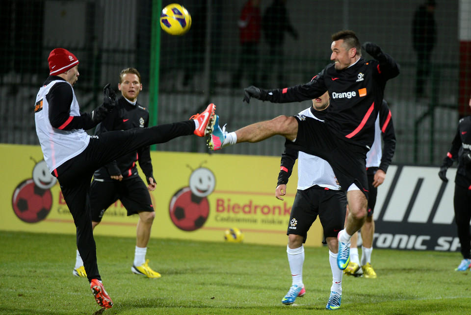 Trening reprezentacji Polski