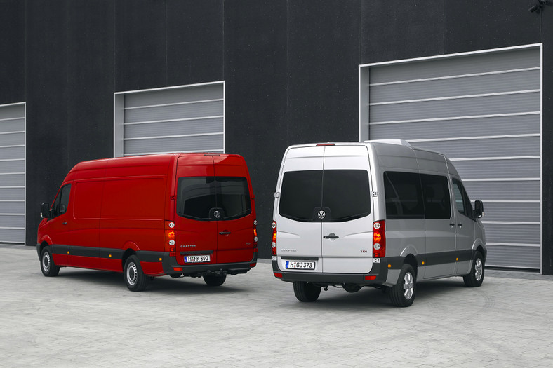 Ulepszony Volkswagen Crafter gotowy do pracy