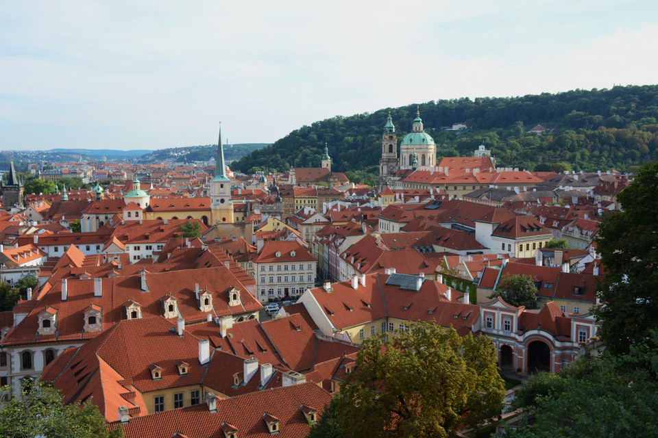 Panorama na miasto z Ogrodu  Ledeburskiego