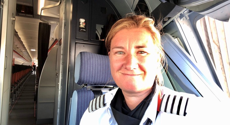 Emma Henderson worked as a pilot for Easyjet from 2009 to 2020.Emma Henderson.