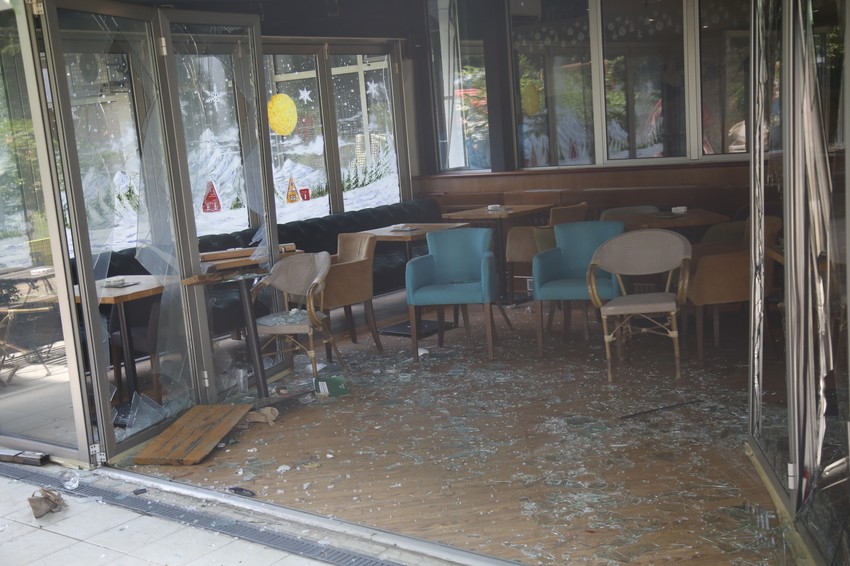 Velika šteta pričinjena u lokalu