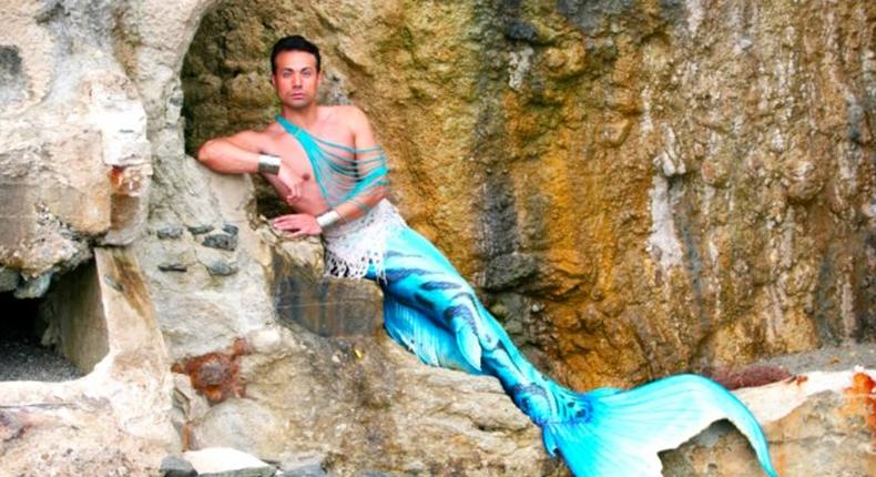 Pictures of men pretending to be mermaids goes viral