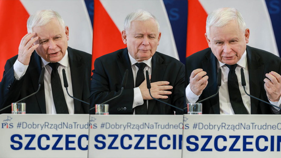 Mowa ciała Jarosława Kaczyńskiego podczas spotkania z wyborcami w Szczecinie