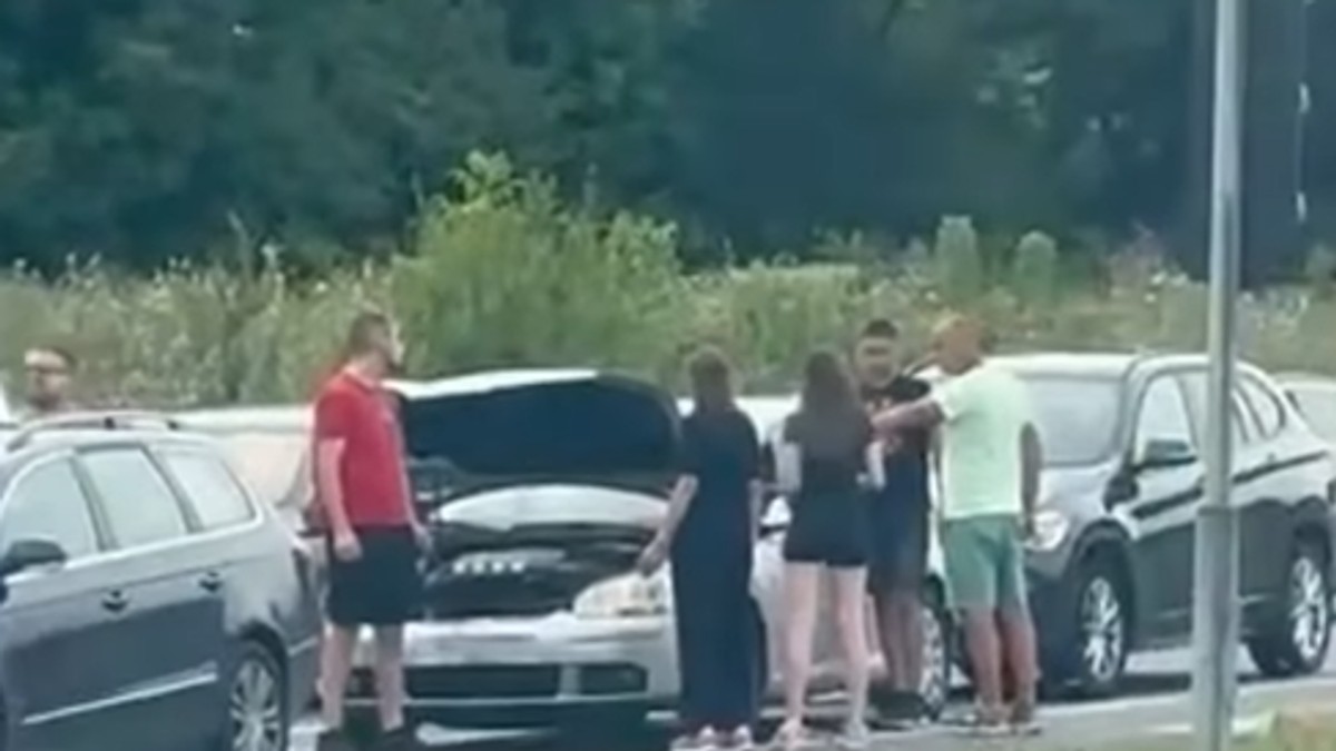 Lančani sudar u Zemun Polju 
