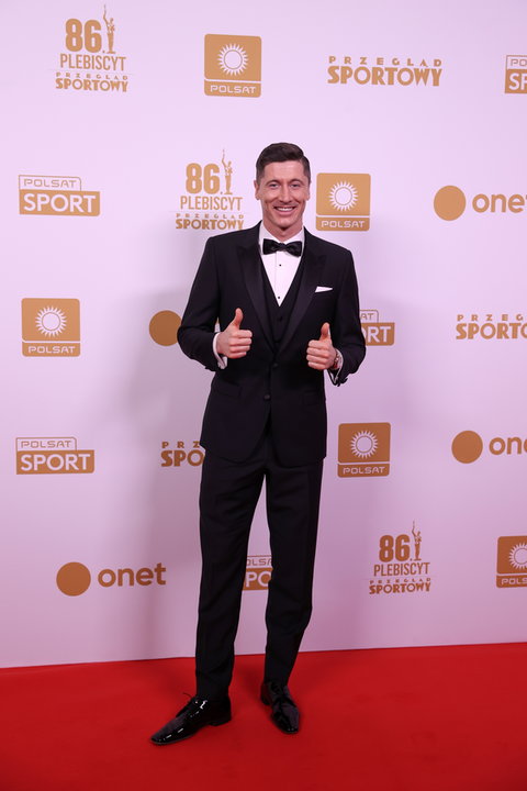 Robert Lewandowski na Gali Mistrzów Sportu