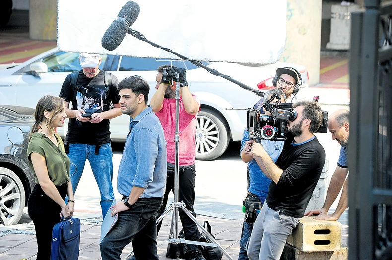 Sa snimanja serije "Jutro će promeniti sve"