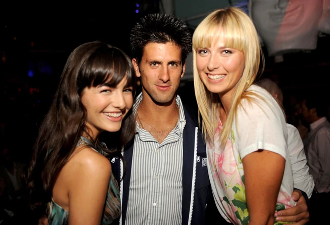 Novak Đoković i Marija Šarapova u provodu 2008. godine u Majamiju