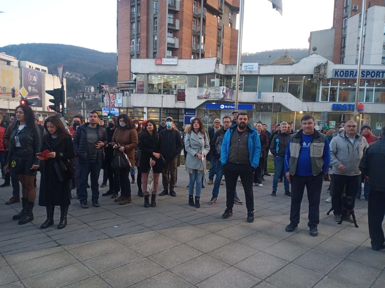 Večerašnji protest u Užicu