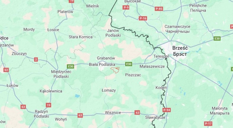 Resztki drona znaleziono w Czosnówce pod Białą Podlaską