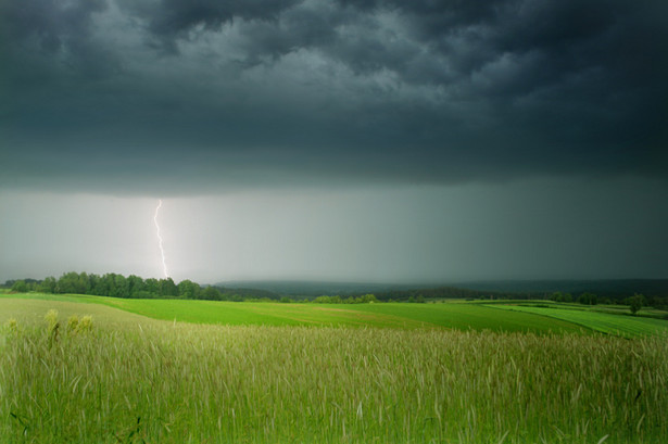 Pole, łąka, burza. Fot. Fotolia