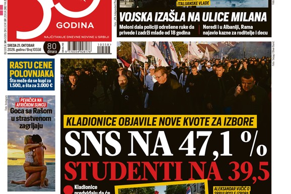 Naslovna strana za 21.10.