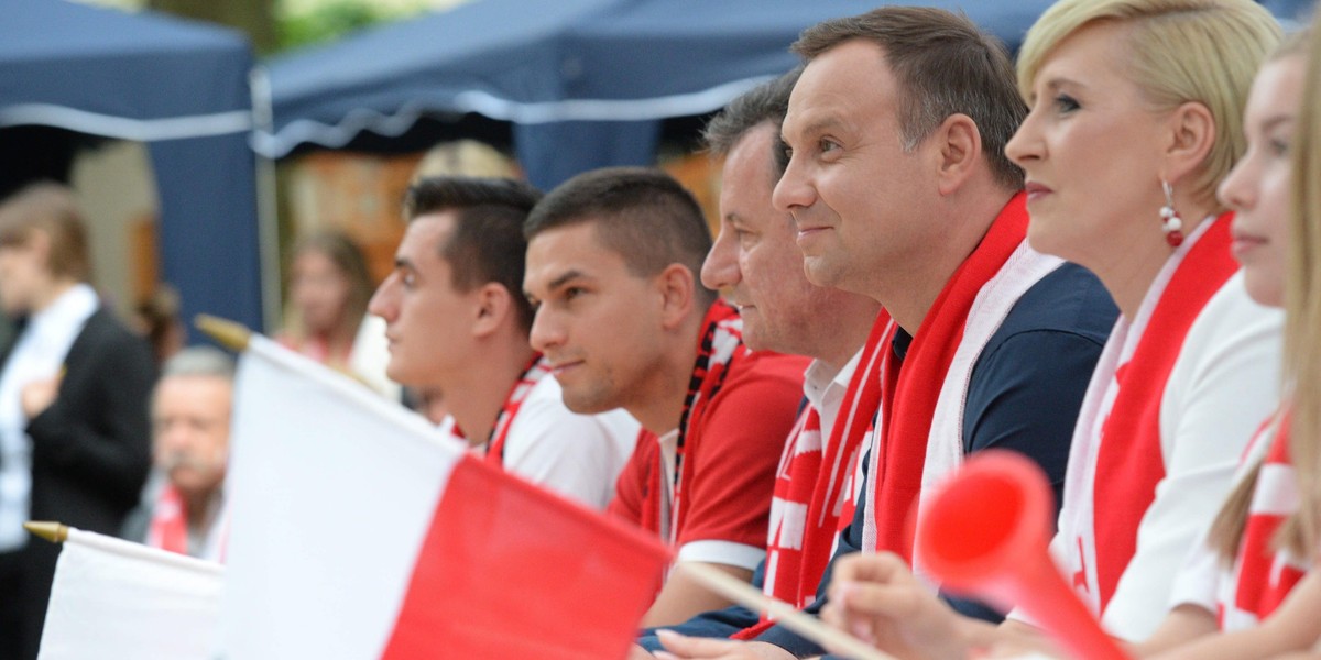 Prezydent Andrzej Duda o meczu Polaków