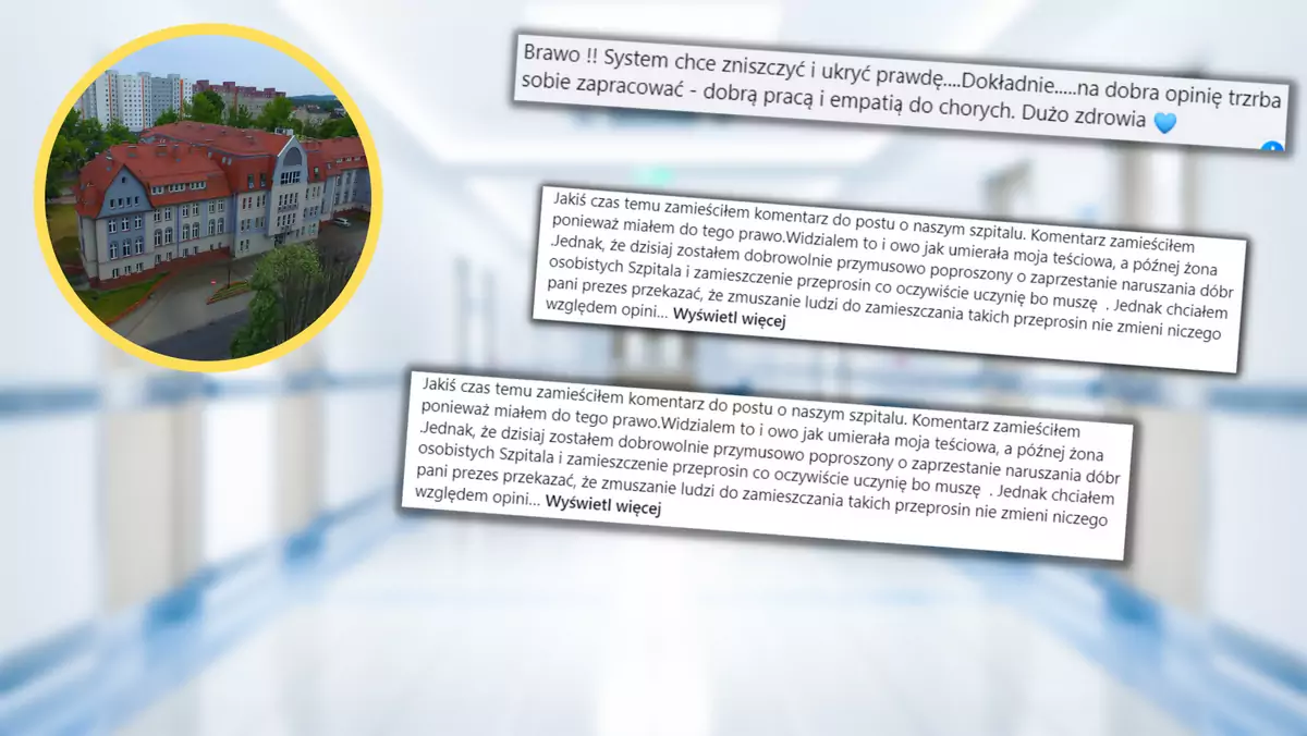 Działania szpitala zelektryzowały internautów (Screen: Facebook/szpitalswinoujscie)
