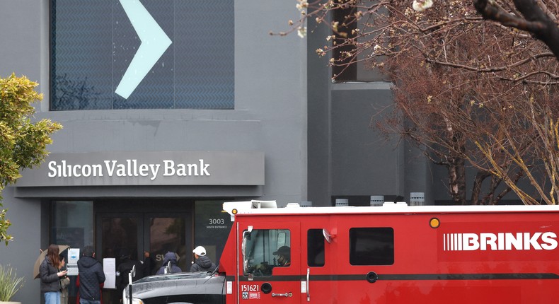 Silicon Valley Bank was shut down by federal regulators Friday.Getty Images