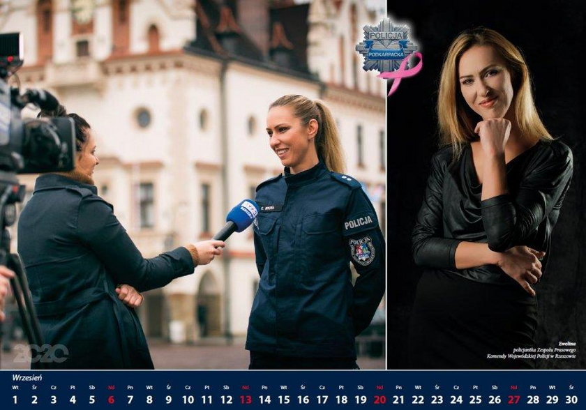 Policjantki w kalendarzu