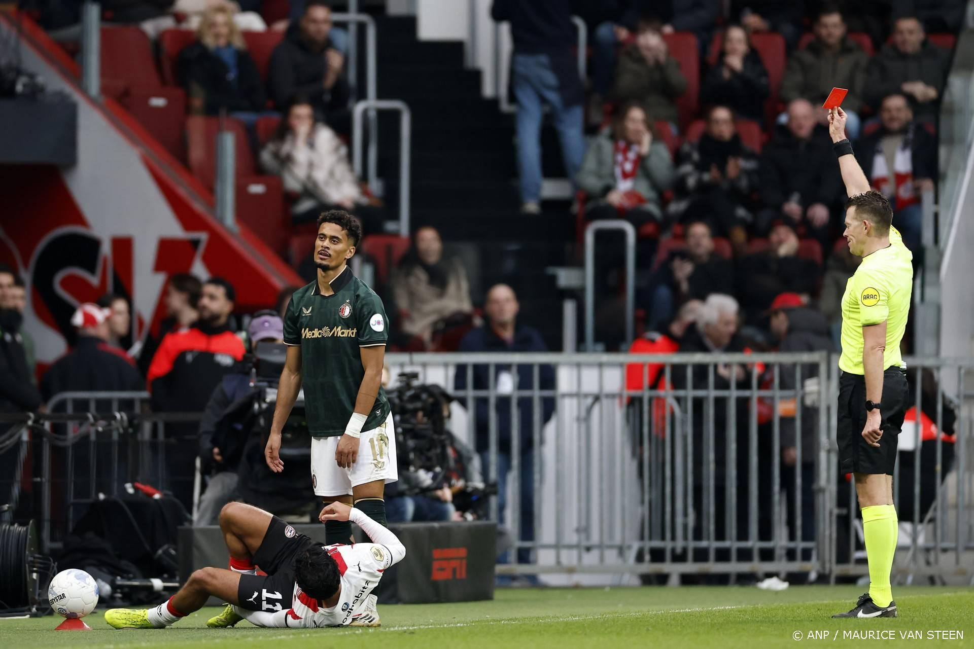 Borges geschorst: Feyenoord-aanvaller mist zondag duel tegen Utrecht na de rode kaart tegen PSV