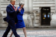 Donald Trump, Theresa May