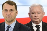 Radosław Sikorski Jarosław Kaczyński Sikorski