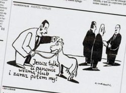 "Rzeczpospolita" w sądzie za rysunek z kozą