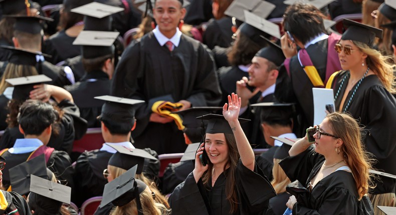 The crowd at Boston College commencement.David L. Ryan/The Boston Globe/Getty Images