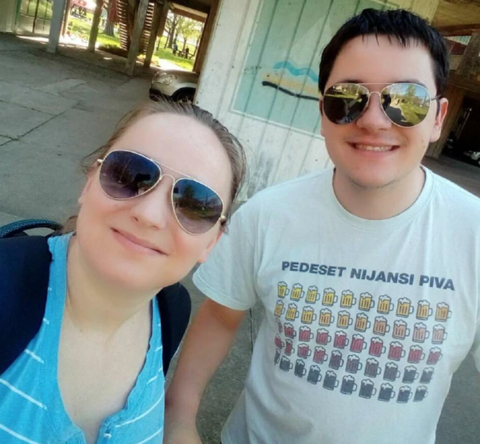 Žarko Stevanović sa ženom