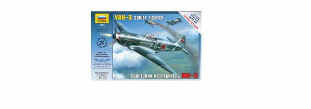 Model do sklejania - Yakovlev Yak-3 Soviet fighter