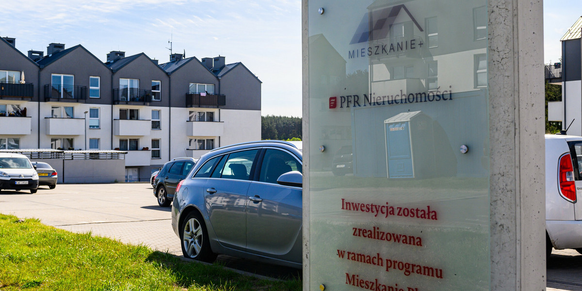 Osiedle w Gdyni wybudowane w ramach rządowego programu Mieszkanie plus.