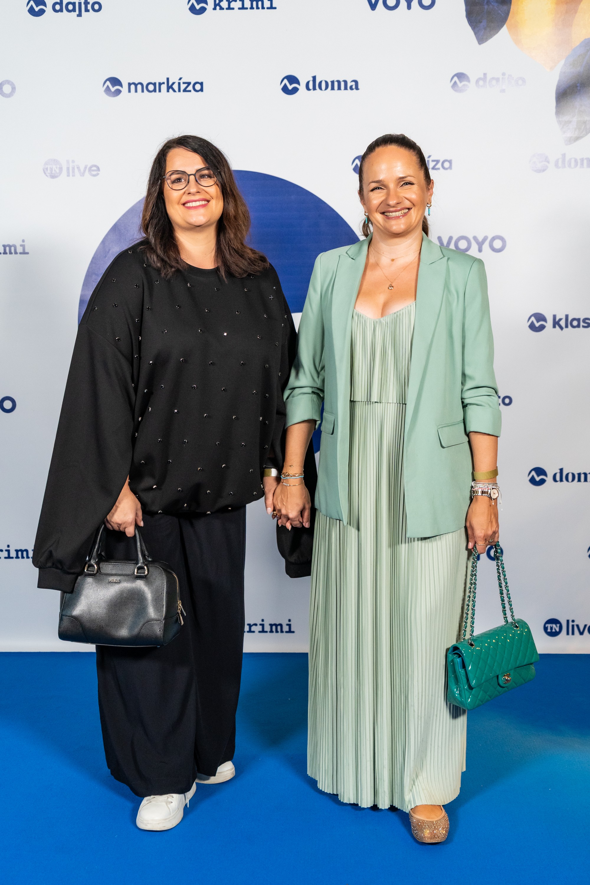 Letná párty TV Markíza - Petra Polnišová a Zuzana Kubovčíková Šebová.