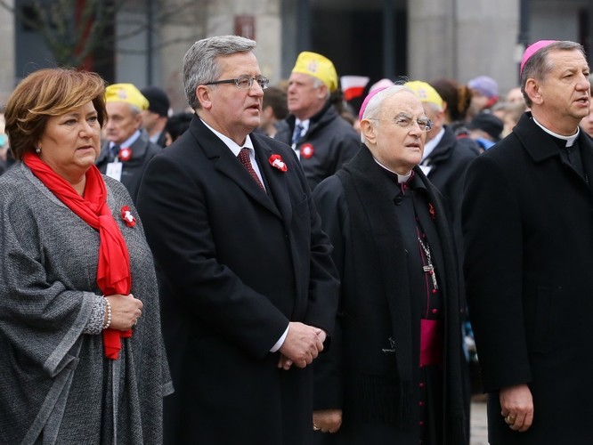 Anna i Bronisław Komorowscy