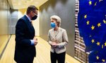 Spotkanie Mateusza Morawieckiego i Ursuli von der Leyen. Takie mieli miny po jego zakończeniu