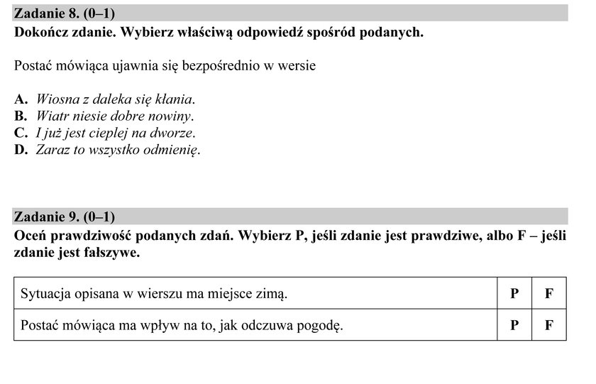 Arkusze ze sprawdzianu szóstoklasisty 2016 - język polski i matematyka