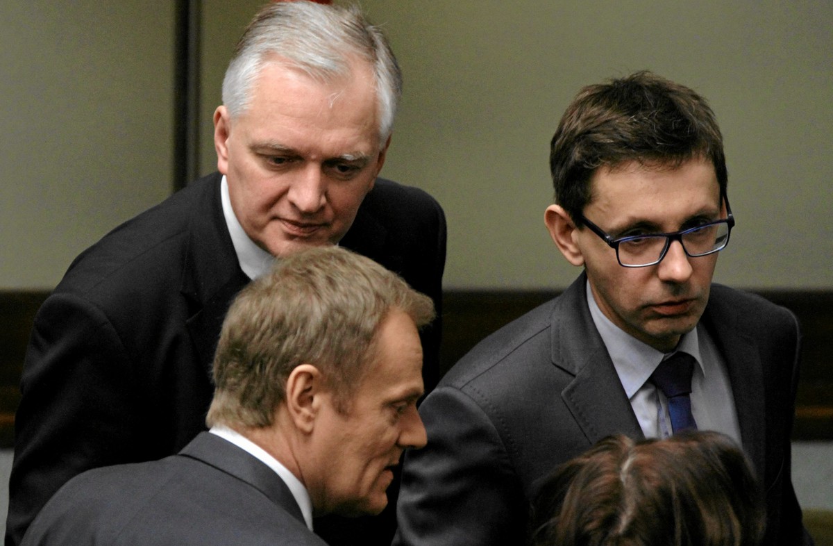 Donald Tusk, Jarosław Gowin i Mikołaj Budzanowski